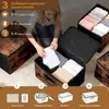 Aufbewahrungsbox mit deckel aus Vliesstoff – faltbare Produktbild-Vorschau 5