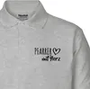 Huuraa Herren Polo Shirt Pfarrer mit Herz L Sport Grey Bio Produktbild-Vorschau 2