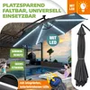 KESSER® Ampelschirm Alu Sonnenschirm mit LED Solar Inkl. Produktbild-Vorschau 4