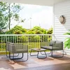 Outsunny Gartenmöbel Set aus Polyrattan Lounge-Set mit Sofa Produktbild-Vorschau 9