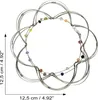 4D Mandala dekoratives Drahtgeflecht silber bunt Produktbild-Vorschau 5