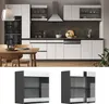 Küchenglasschrank Vicco R-Line Weiß 60 cm J-Shape, Model Produktbild-Vorschau 2