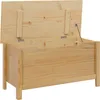 vidaXL Boîte de rangement HILL, couleur miel, 90 x 40 x 45 Voir les images du produit 4