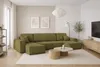 A modern living room with a large sectional sofa. Produktbild-Vorschau