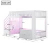 Merax Etagenbett Hochbett 90x200cm mit Stauraumschrank, Produktbild-Vorschau 7