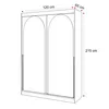 Armoire à portes coulissantes IDOHOME CLARITY avec miroir, Voir les images du produit 6