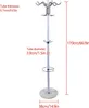 A white coat rack with dimensions indicated by text and lines. Náhled obrázku produktu