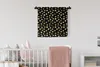 MuchoWow® Wandteppich Wandbehang Muster - Punkte - Gold Produktbild-Vorschau 1