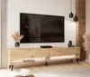 RTV skříň CALANTE LOFT 180 cm na nožičkách s LED osvětlením Náhled obrázku produktu 2