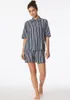 Schiesser Damen Pyjama kurz graphit 38  ST Produktbild-Vorschau 3