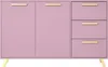 Kommode Nancy mit 3 Schubladen und 2 Türen, Sideboard in Produktbild-Vorschau 2