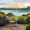 Relaxdays Sonnenschirm, Ø 180 cm, höhenverstellbar, Produktbild-Vorschau 3