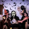 Ghostface Latex Maske mit Kapuze Verkleidung Halloween Produktbild-Vorschau 5