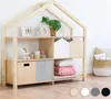 Wooden House Shelf SHELLY - Grey - Natural decor Produktbild-Vorschau 5