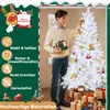 XINZI 240cm Künstlicher Weihnachtsbaum Weiß PVC – Schwer Produktbild-Vorschau 5