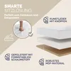 CASARIA® Sitzbank mit Stauraum Faltbar Weiß 115x40x40cm Produktbild-Vorschau 4