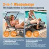 Sonnenliege klappbar mit Gesichtsaussparung – verstellbare Produktbild-Vorschau 3