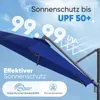 Ampelschirm 300cm Alu Sonnenschirm, 360° drehbar und Produktbild-Vorschau 3