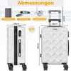 KESSER® Reisekoffer ABS Hartschalenkoffer 360° Rollen, Produktbild-Vorschau 2