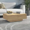vidaXL Couchtisch Sonoma-Eiche 90x60x31 cm Holzwerkstoff -  Produktbild-Vorschau 2