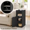 WOLTU Nachttisch schmal, Nachtschrank mit offenem Fach und Produktbild-Vorschau 6