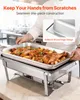 VEVOR set scaldavivande rettangolare 8,5 L (6 pezzi) Anteprima dell’immagine prodotto 5