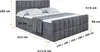 ALTDECOR Boxspringbett mit Fußteil, H3 Matratze und Topper Produktbild-Vorschau 6