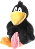 A plush toy crow sitting on a white background. Anteprima dell’immagine prodotto