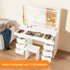 Schminktisch Set - Frisiertisch - LED-Spiegel - Produktbild-Vorschau 2