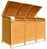 Pojemnik na śmieci brązowy skrzynia dodatkowa 2x 120L lub Podgląd zdjęcia produktu 3