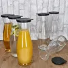 12x MIA MISURA Wein-Karaffe mit Deckel schwarz 1L geeicht Produktbild-Vorschau 2
