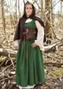 Ärmelloses Mittelalterkleid, Trägerkleid Lene, grün : M Produktbild-Vorschau 3