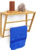 relaxdays Handtuchhalter braun Produktbild-Vorschau 7