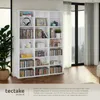 Étagère bibliothèque Stevie 105,5x19x136,5cm - blanc mat Voir les images du produit 3