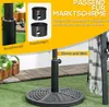 Outsunny Sonnenschirmständer aus Beton, Schirmständer mit Produktbild-Vorschau 4