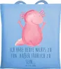 Mr. & Mrs. Panda Jutebeutel Axolotl Hurra - Sky Blue - Produktbild-Vorschau 1