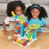 Two children are playing with a marble run toy. Produktbild-Vorschau