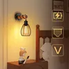 ZMH Wandlamp, zwart, wandlamp met schakelaar, vintage, Productafbeelding-voorbeeld 12