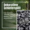 Schiefersplitt Garten 30-60 mm 25 Kg Zierkies Schwarz Produktbild-Vorschau 3