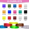 Fleau Kids 3D-Stiftfilament – ​​75 Meter – 15 Farben – Produktbild-Vorschau 3