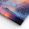 Bild auf Leinwand - Leinwandbild - 5 Teile - Öl Winter Produktbild-Vorschau 5