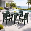 Gartentisch Terrassentisch Outdoor Tisch Fiocco Grün L80xB75xH72cm Produktbild-Vorschau