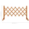 vidaXL Pomarańczowy płotek ogrodowy 120x60 cm z litego Podgląd zdjęcia produktu 8