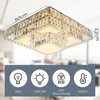 60W LED Deckenleuchte mit Kristallbesatz, quadratische Produktbild-Vorschau 12