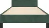 Bettgestell mit Kopfteil Dunkelgrün 80x200 cm Samt Produktbild-Vorschau 4