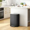HOMCOM Mülleimer Küche 50 Liter Treteimer mit Produktbild-Vorschau 2