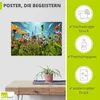 ARTland Poster Buntes Blumenfeld Größe: 120x80 cm Produktbild-Vorschau 2