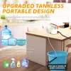 A promotional image showcasing a portable cleaning device, water containers, and cleaning products. Náhled obrázku produktu