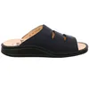 A single navy blue sandal is shown against a white background. Produktbild-Vorschau
