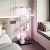 Vitrina expositora de vidrio con iluminación LED y puertas Vista previa de la imagen del producto 1